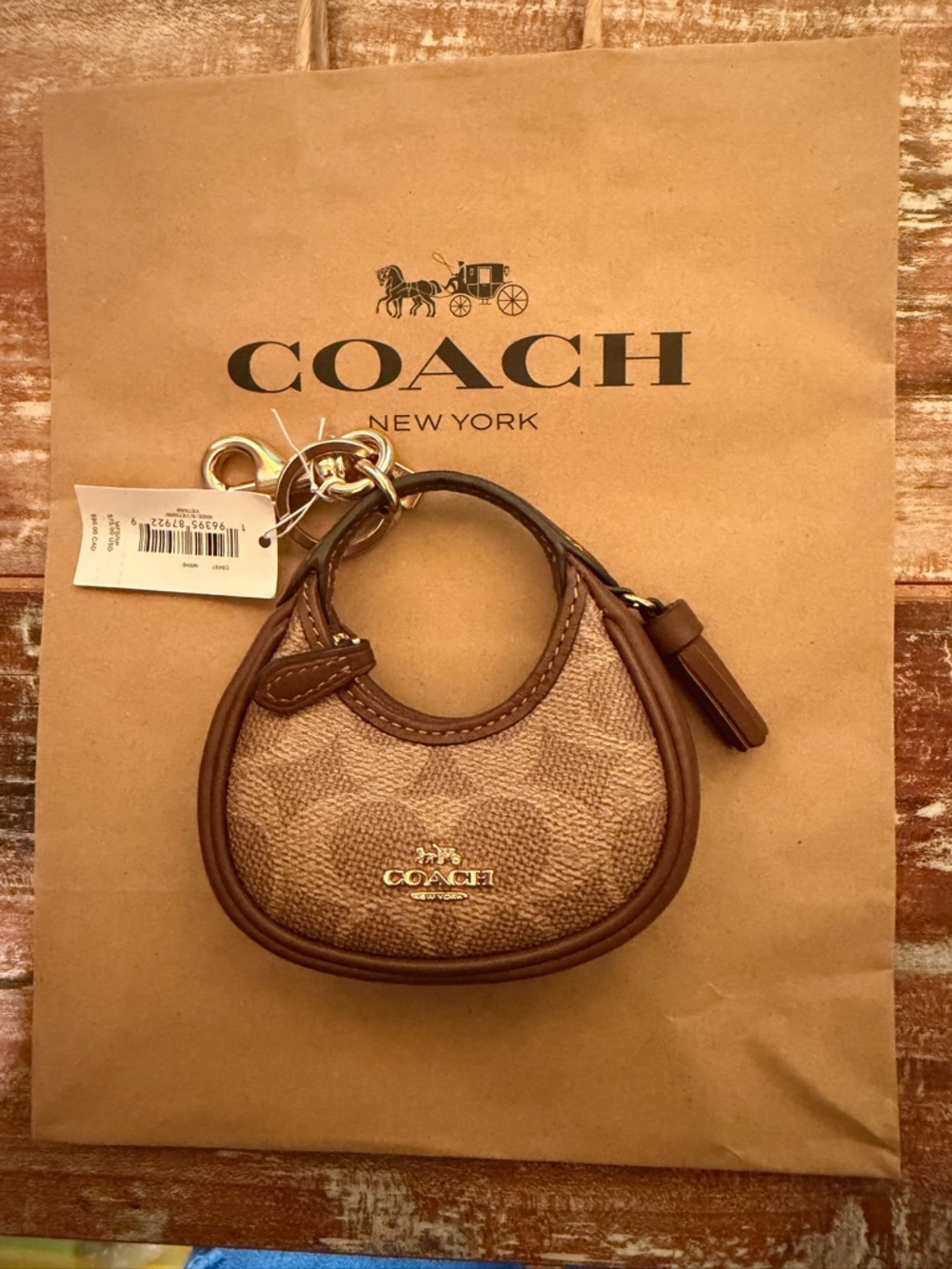 Coach Mini Carmen Bag Charm